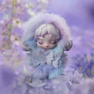 Women's Light Pink Doll Blind Box Figures Toys Home Decoration Keychain